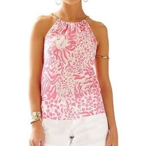 Lilly Pulitzer Cami With Chain Straps Size XS
